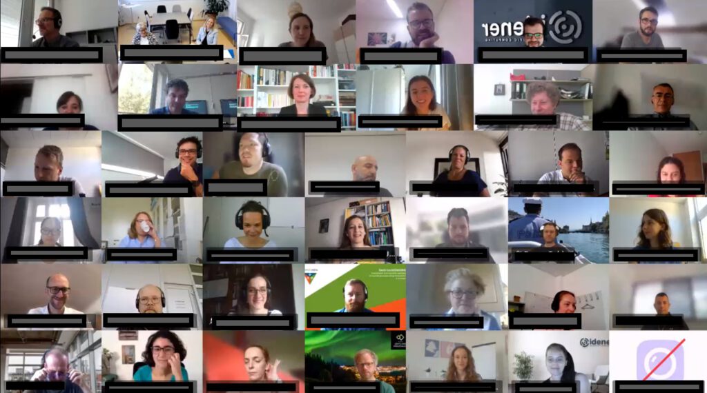 Image of the online Kick-off Meeting